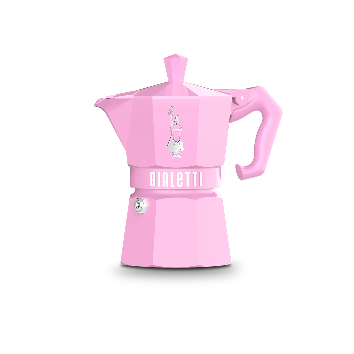 Bialetti Moka Exclusive Pink – 3 Cup (130 ml) Stovetop Coffee Maker
