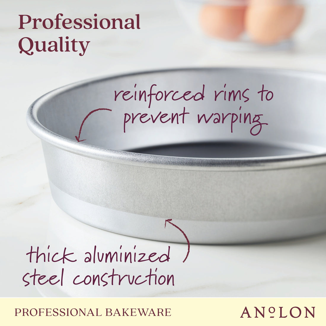 Anolon Pro Bake 23cm Rnd Cake Pan