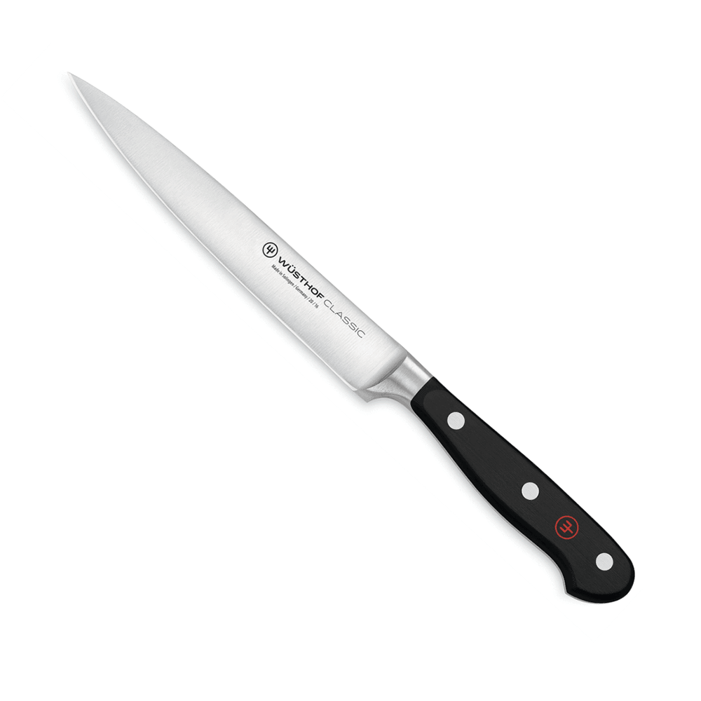 Wusthof Classic Black Utility Knife - 16cm