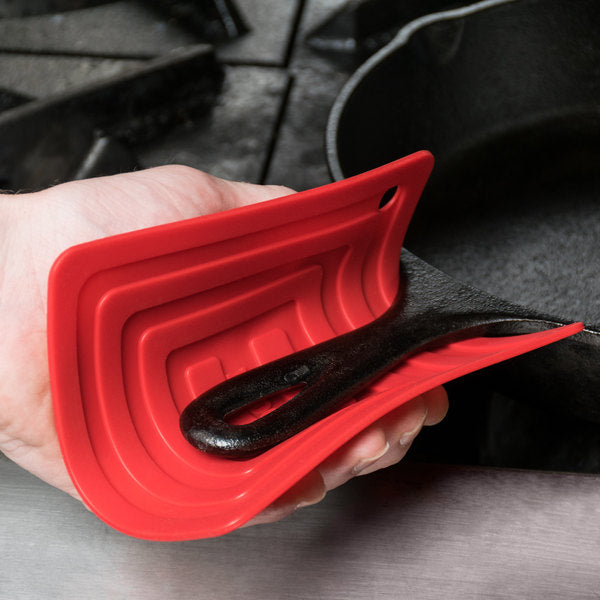 Lodge Square Red Silicone Pot Holder