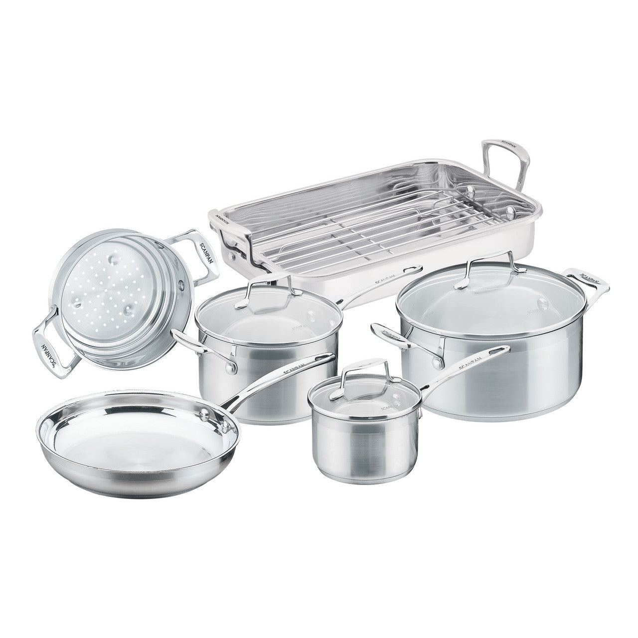 Scanpan Impact 6 Piece Cookware Set with Roaster
