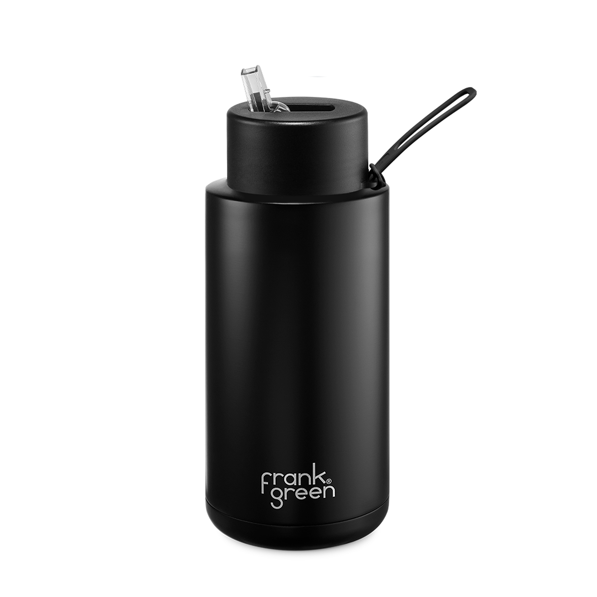 Frank Green 34oz Reusable Bottle (straw) - Midnight