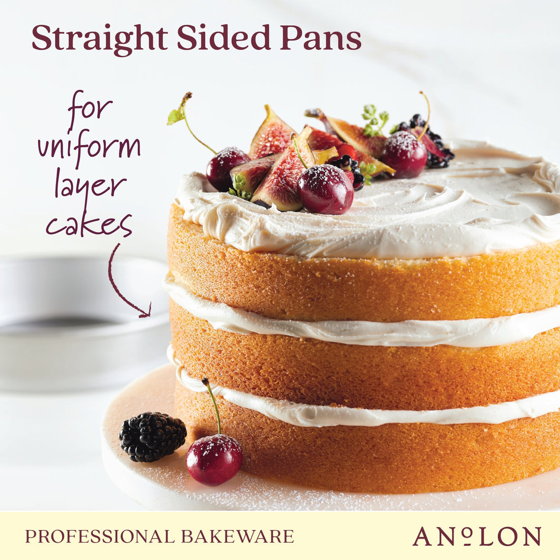 Anolon Pro Bake 23cm Rnd Cake Pan