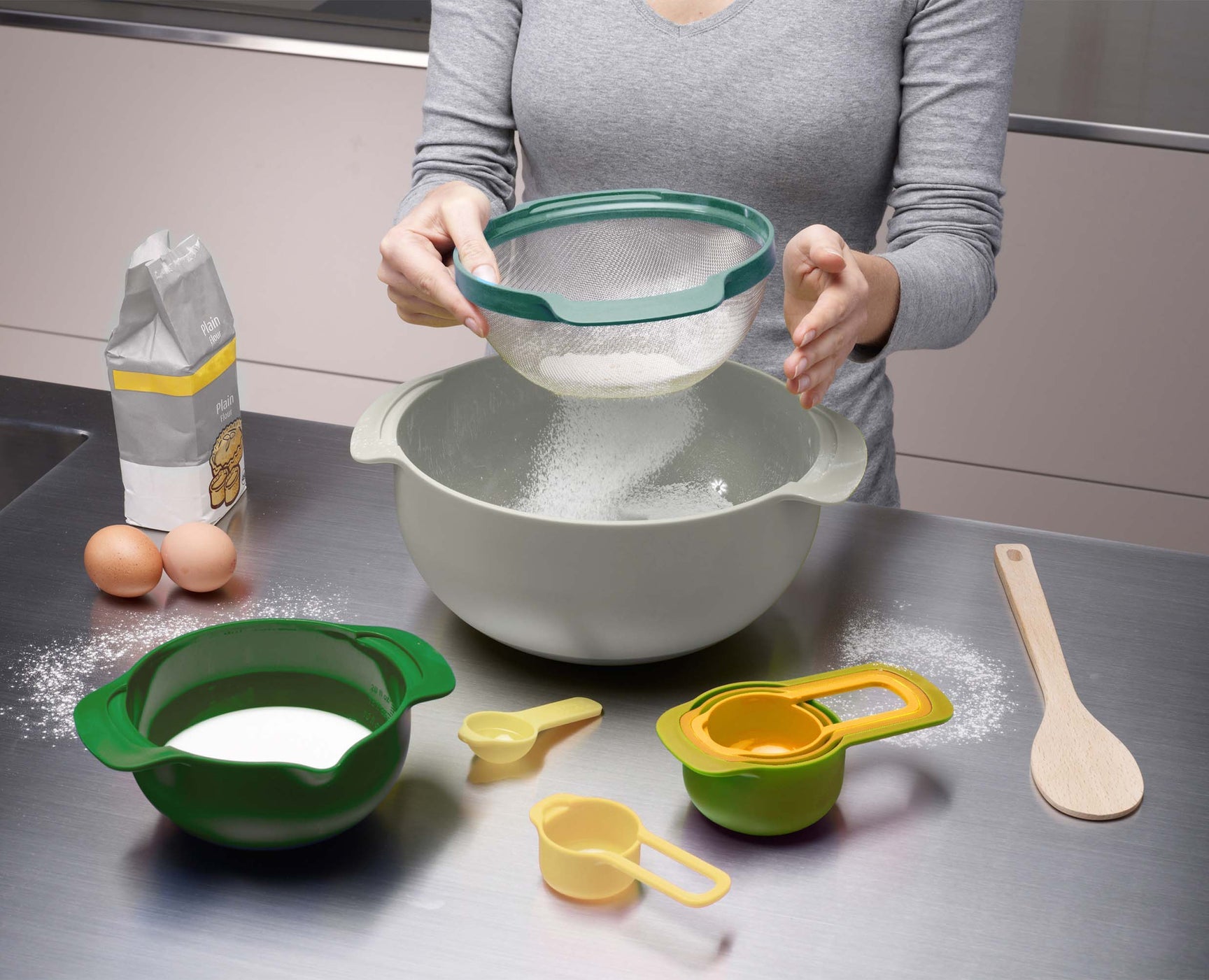 Joseph Joseph Nest 9 Plus, 9-Piece Nesting Set - Opal