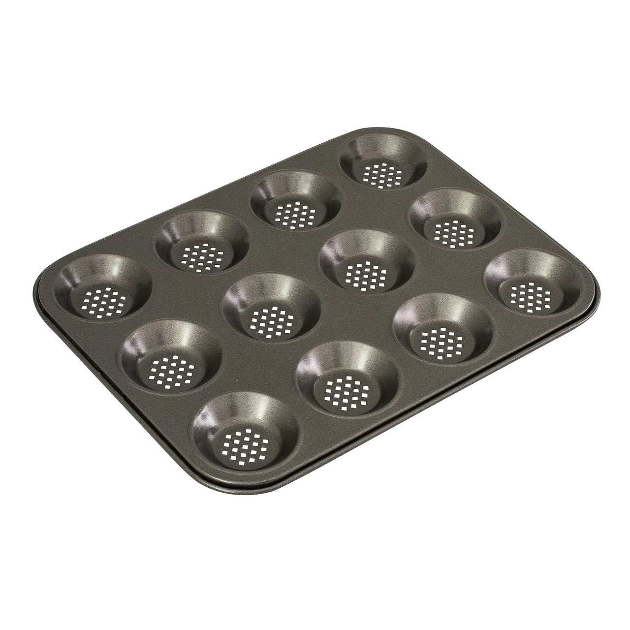 Bakemaster Perfect Crust 12 Cup Shallow Baking Pan, 32 x 24cm - Non-stick