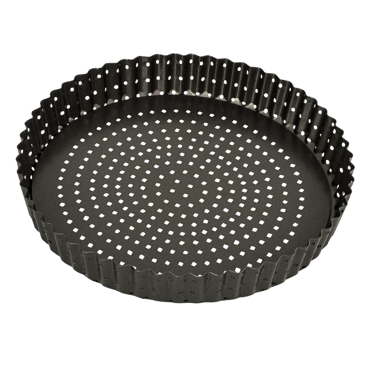 Bakemaster Perfect Crust  Loose Base Quiche Pan, 23Ø x 3.5cm - Non-stick