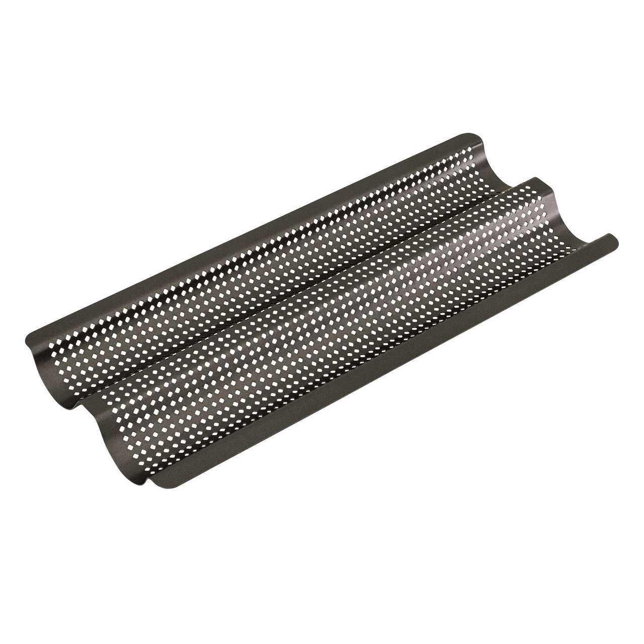 Bakemaster Perfect Crust Baguette Tray, 39 x 16 x 2.5cm - Non-stick