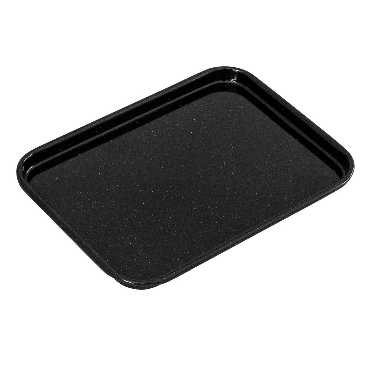 Bakemaster Professional Vitreous Enamel Baking Tray, 24 x 18 x 2cm - Non-stick