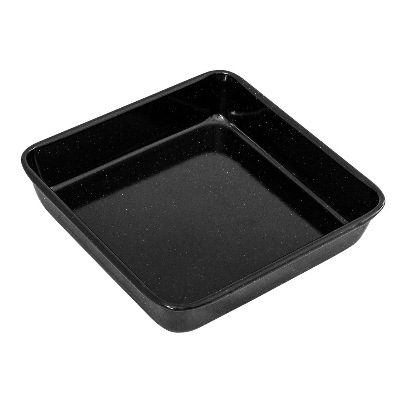Bakemaster Professional Vitreous Enamel Square Baking Pan, 24 x 24 x 5cm - Non-stick