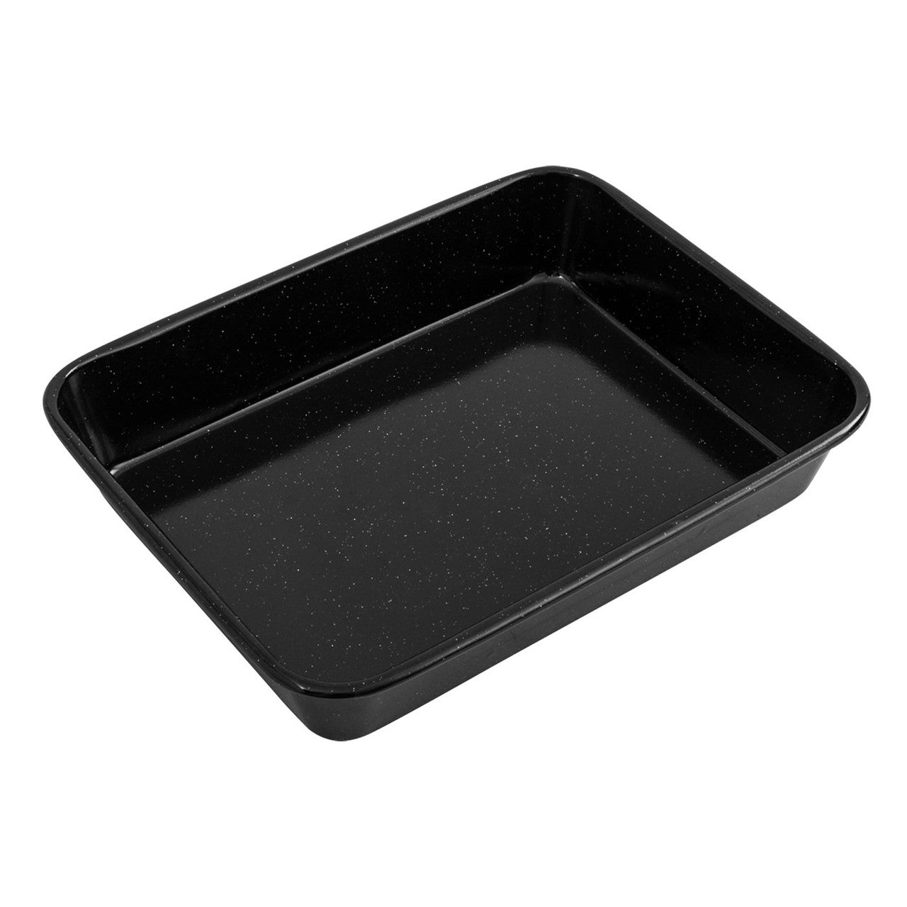 Bakemaster Professional Vitreous Enamel Roasting Pan, 28 x 21.5 x 5cm - Non-stick