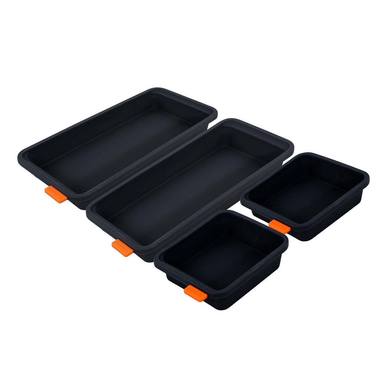 Bakemaster Set of Four Divider Trays - 2 x 13 x13cm + 2 x 28 x 13 x 3.6cm