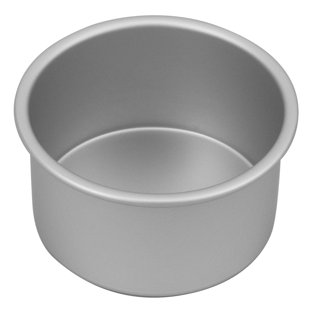 Bakemaster Silver Anodised  Round Cake Pan, 12.5 x 7.5cm