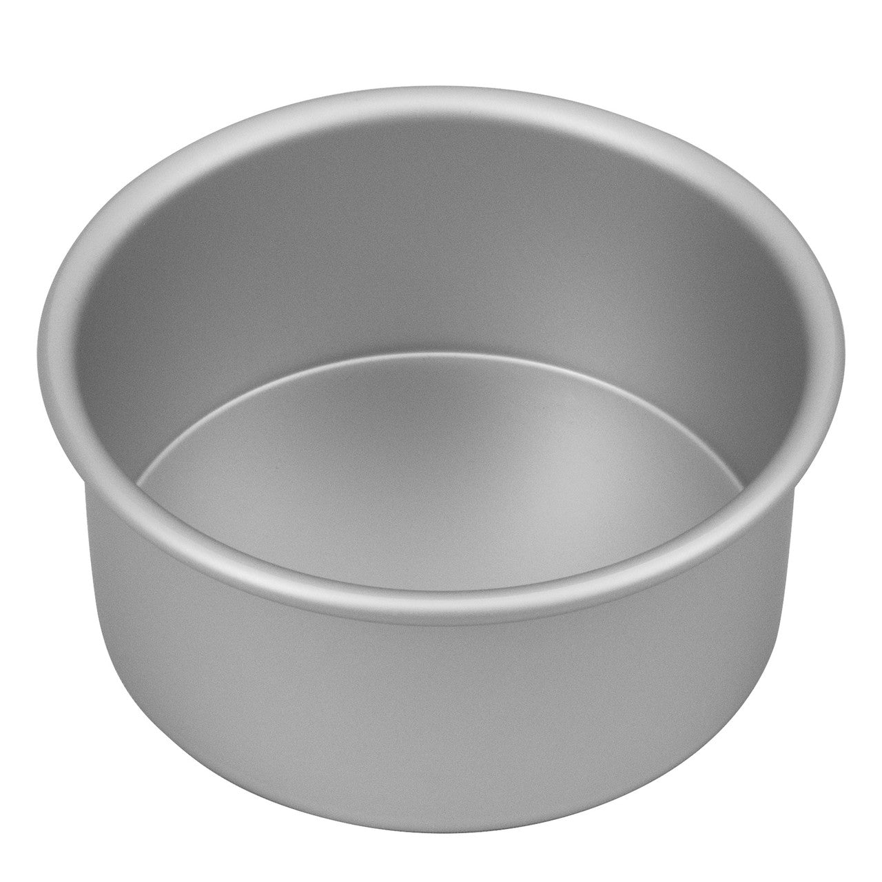 Bakemaster Silver Anodised  Round Cake Pan, 15 x 7.5cm