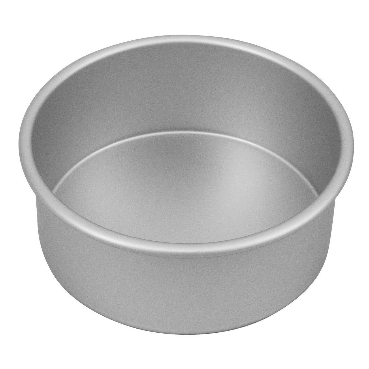 Bakemaster Silver Anodised  Round Cake Pan, 17.5 x 7.5cm