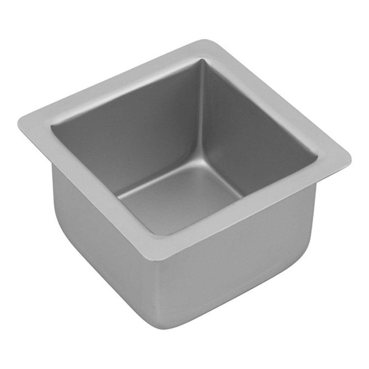 Bakemaster Silver Anodised  Square Cake Pan, 10 x 7.5cm