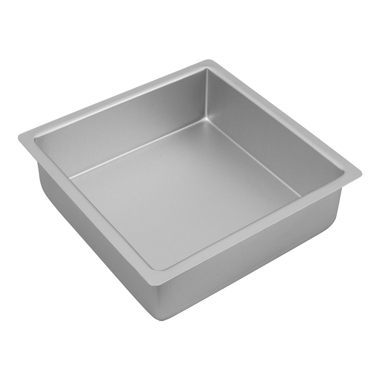 Bakemaster Silver Anodised  Square Cake Pan, 22.5 x 7.5cm