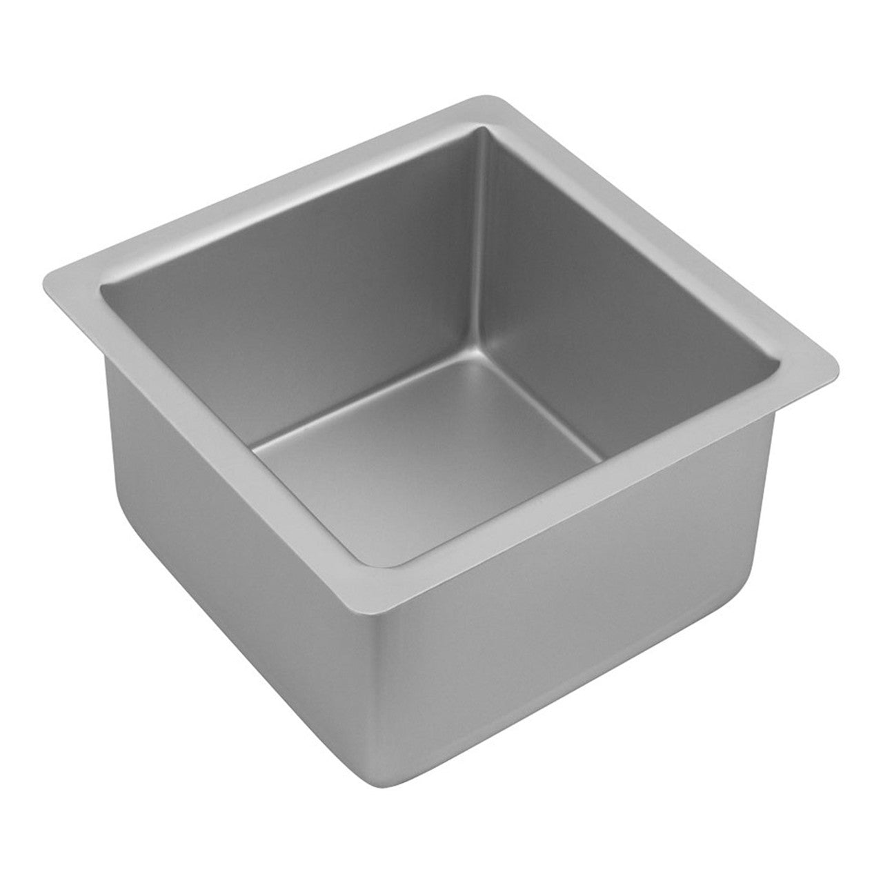 Bakemaster Silver Anodised  Square Deep Cake Pan, 15 x 10cm