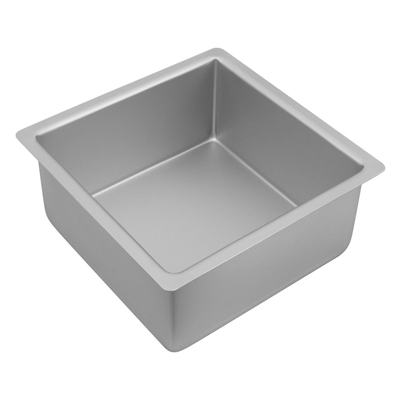 Bakemaster Silver Anodised  Square Deep Cake Pan, 20 x 10cm