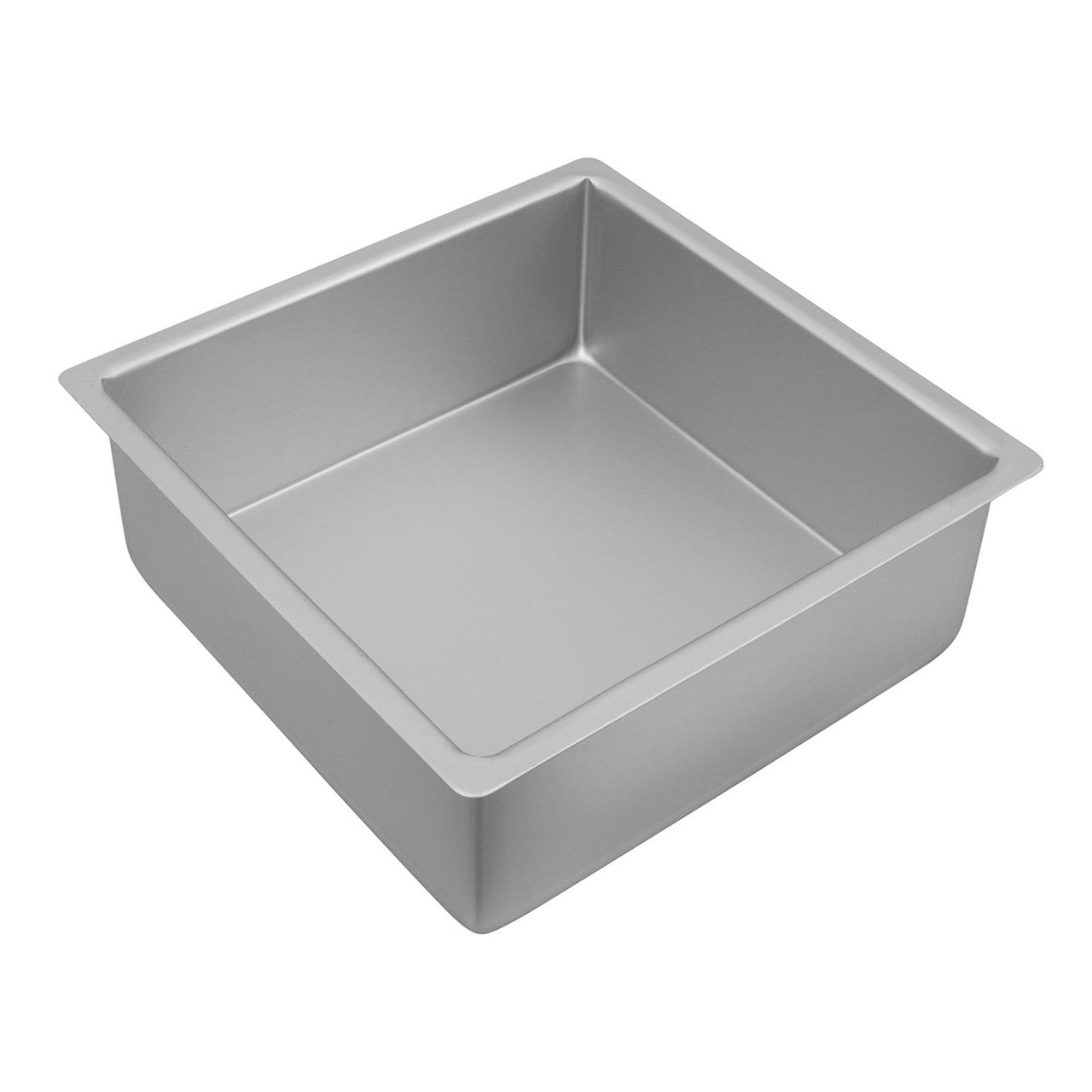 Bakemaster Silver Anodised  Square Deep Cake Pan, 25 x 10cm