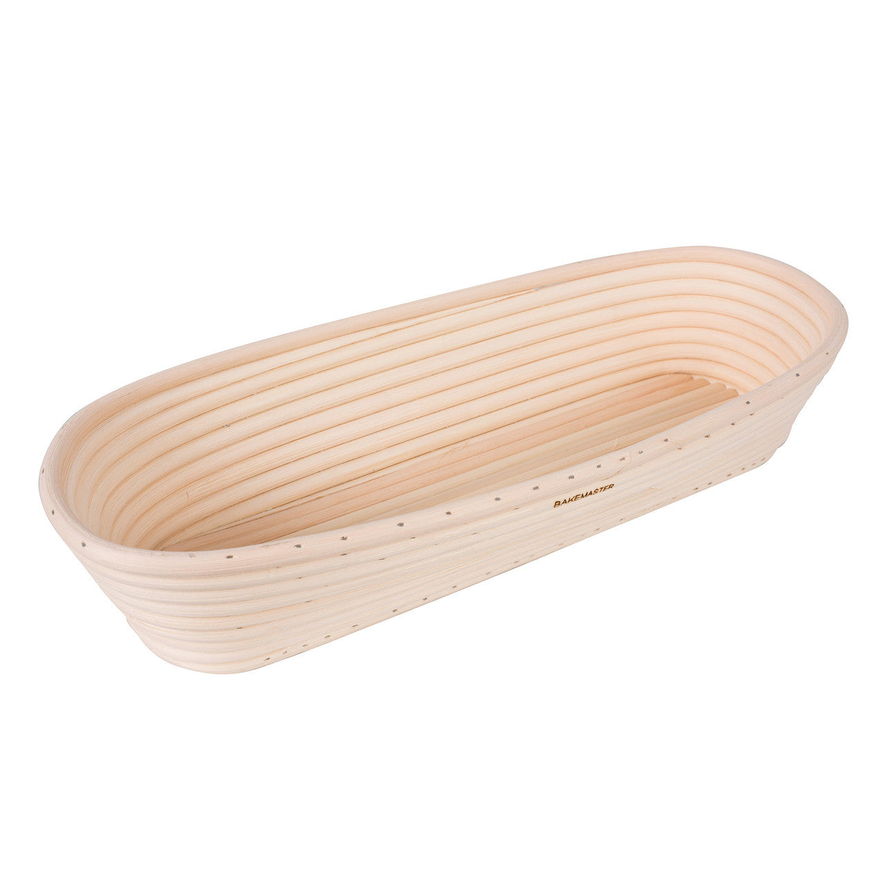 Bakemaster Large Oval Proving Basket, 35 x 15 x 7cm - Rattan