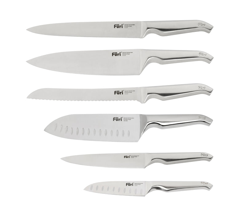 Furi Pro Duo Angled 7-Piece Knife Block Set