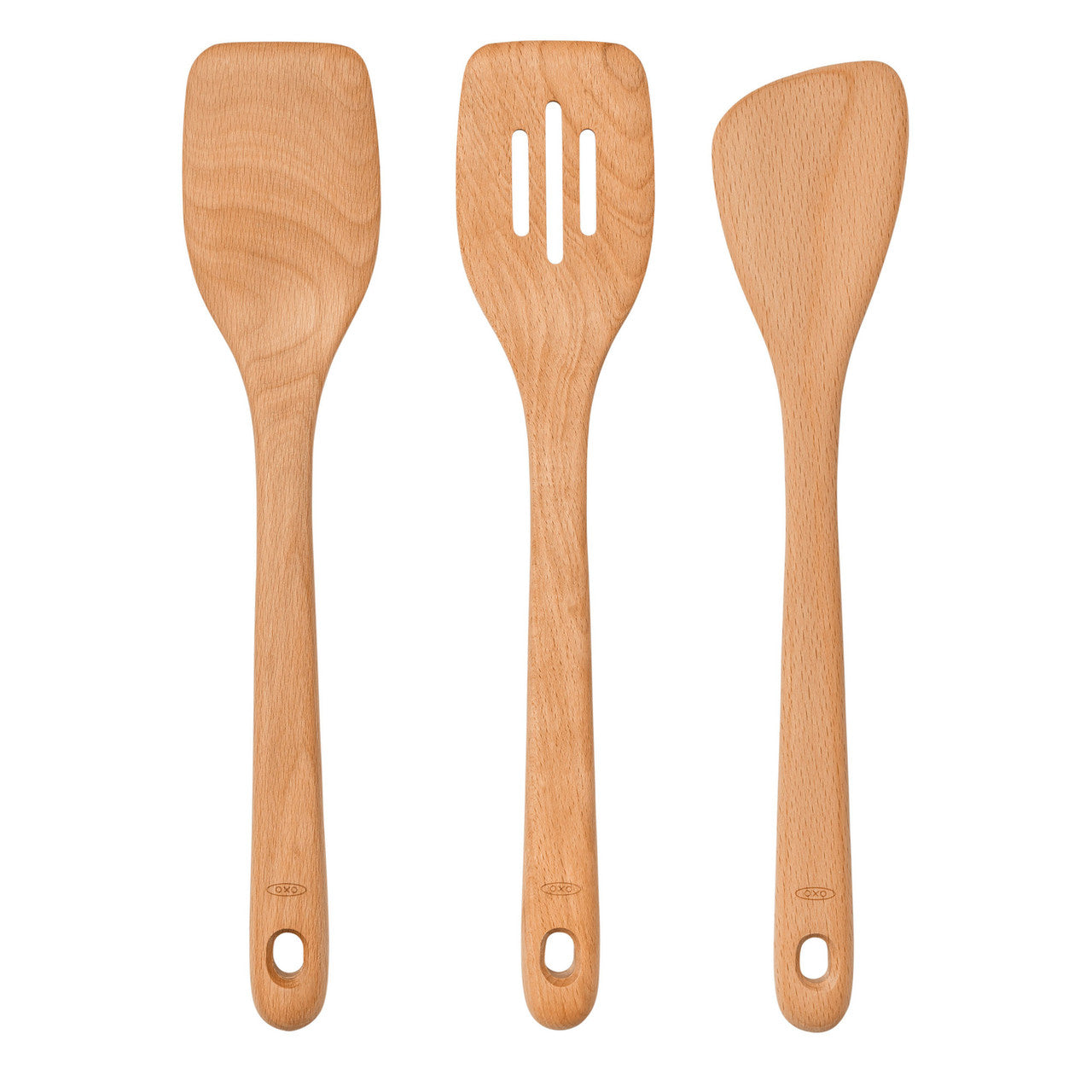 OXO Good Grips 3-Piece Wooden Turner Set