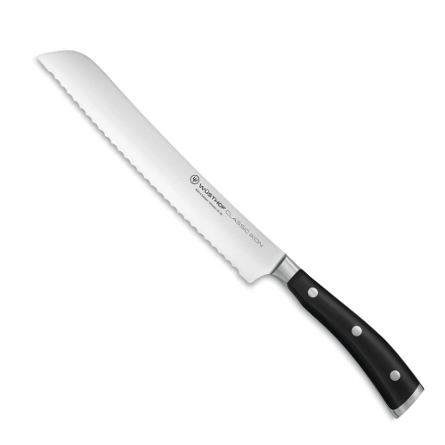 Wusthof Classic Ikon Black Bread Knife - 20cm