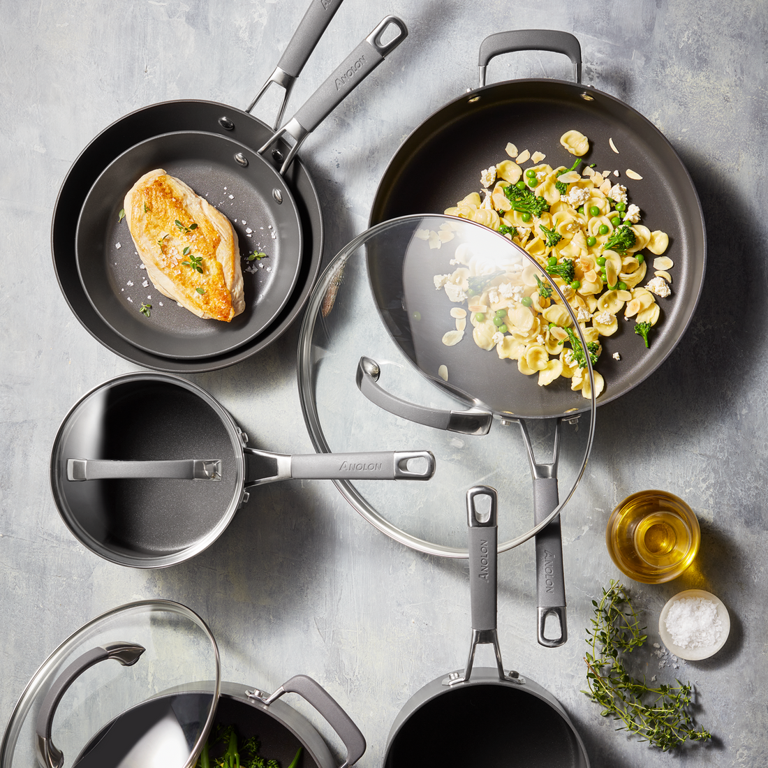 Anolon Endurance+ 30cm Skillet Bonus lid