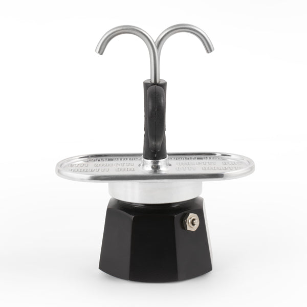 Bialetti Mini Express Black – 2 Cup (60 ml) Stovetop Coffee Maker
