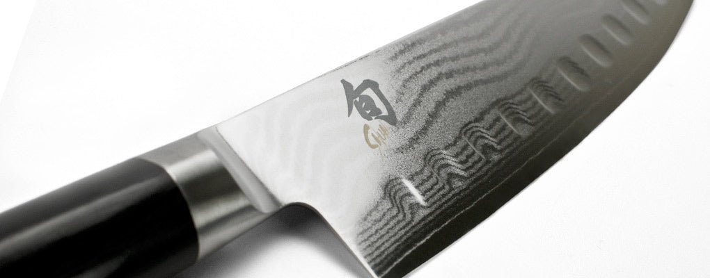 Shun Classic Scalloped Santoku Knife 17.8cm