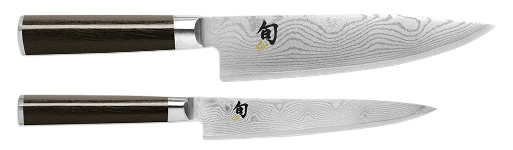 Shun Classic 2 Piece Knife Set (Chef's & Utility)