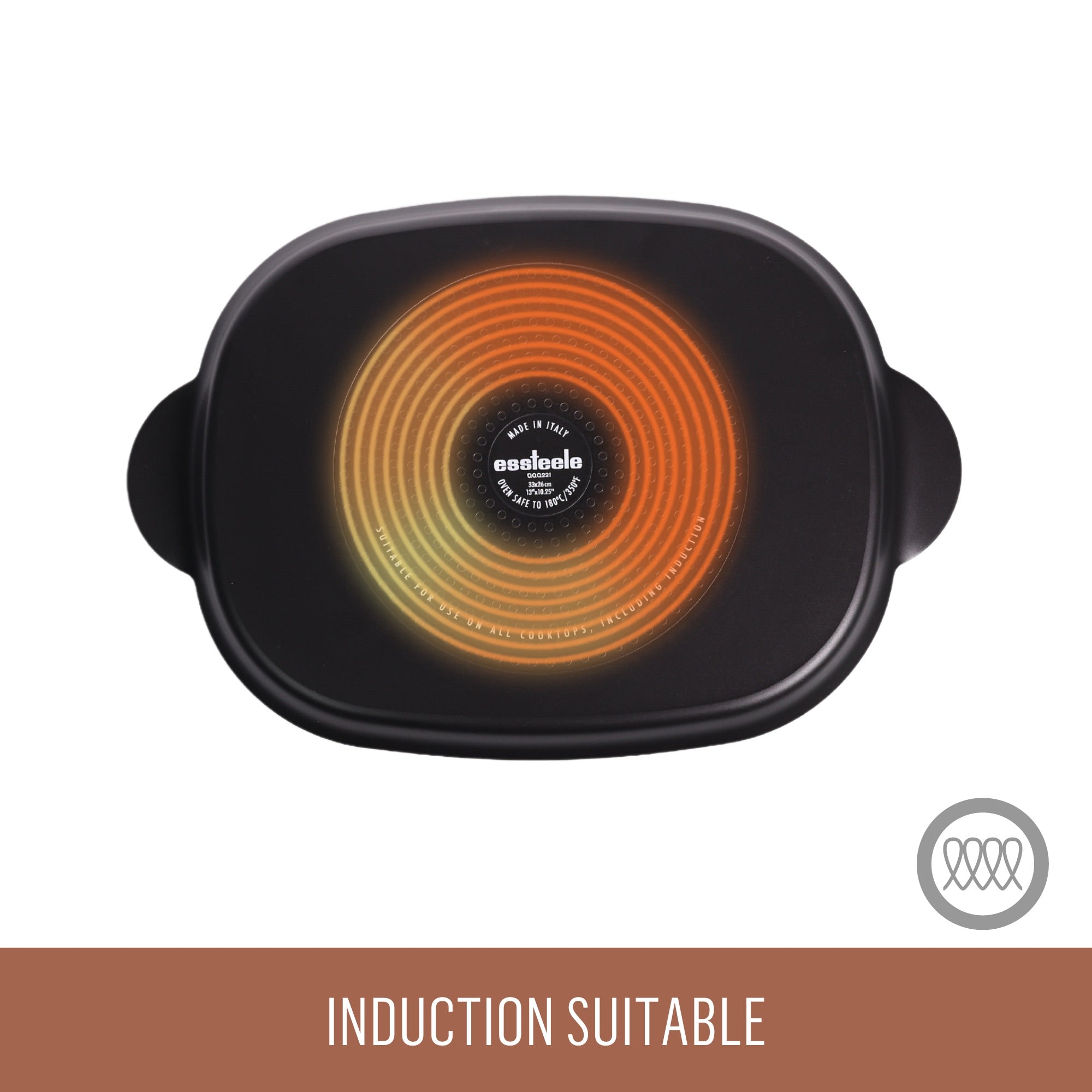 Essteele Per Salute Nonstick Induction Hot Plate 33 X 26cm