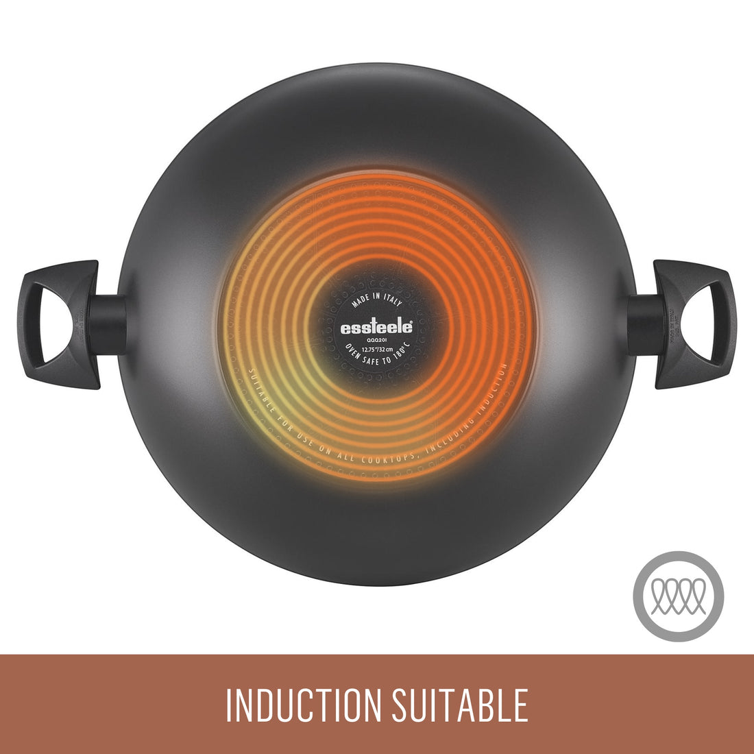 Essteele Per Salute Nonstick Induction Multicooker with Steamer Insert 32cm /5.7L