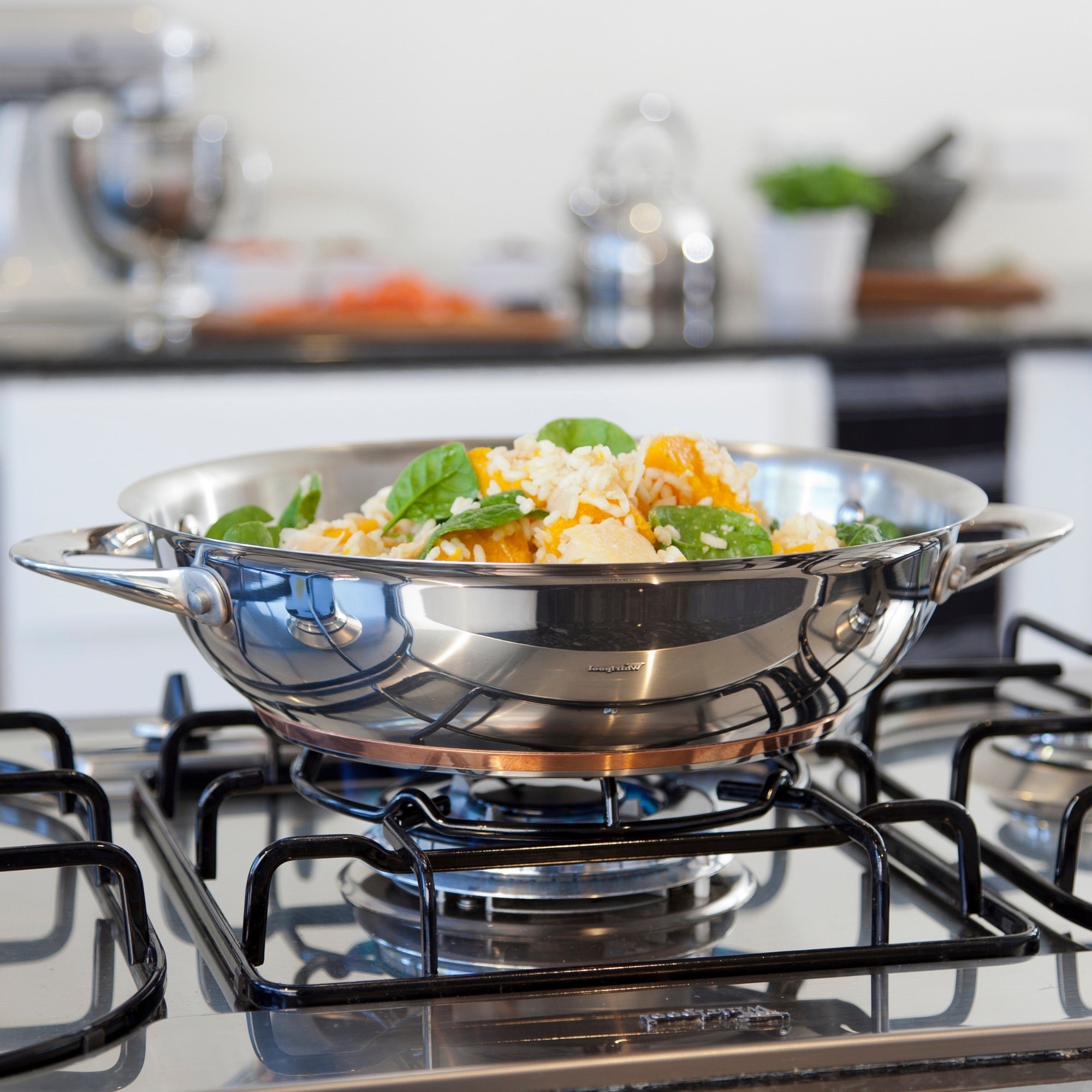 Essteele Per Vita Copper Base Stainless Steel Induction 28cm/5.2L Covered Sautéuse