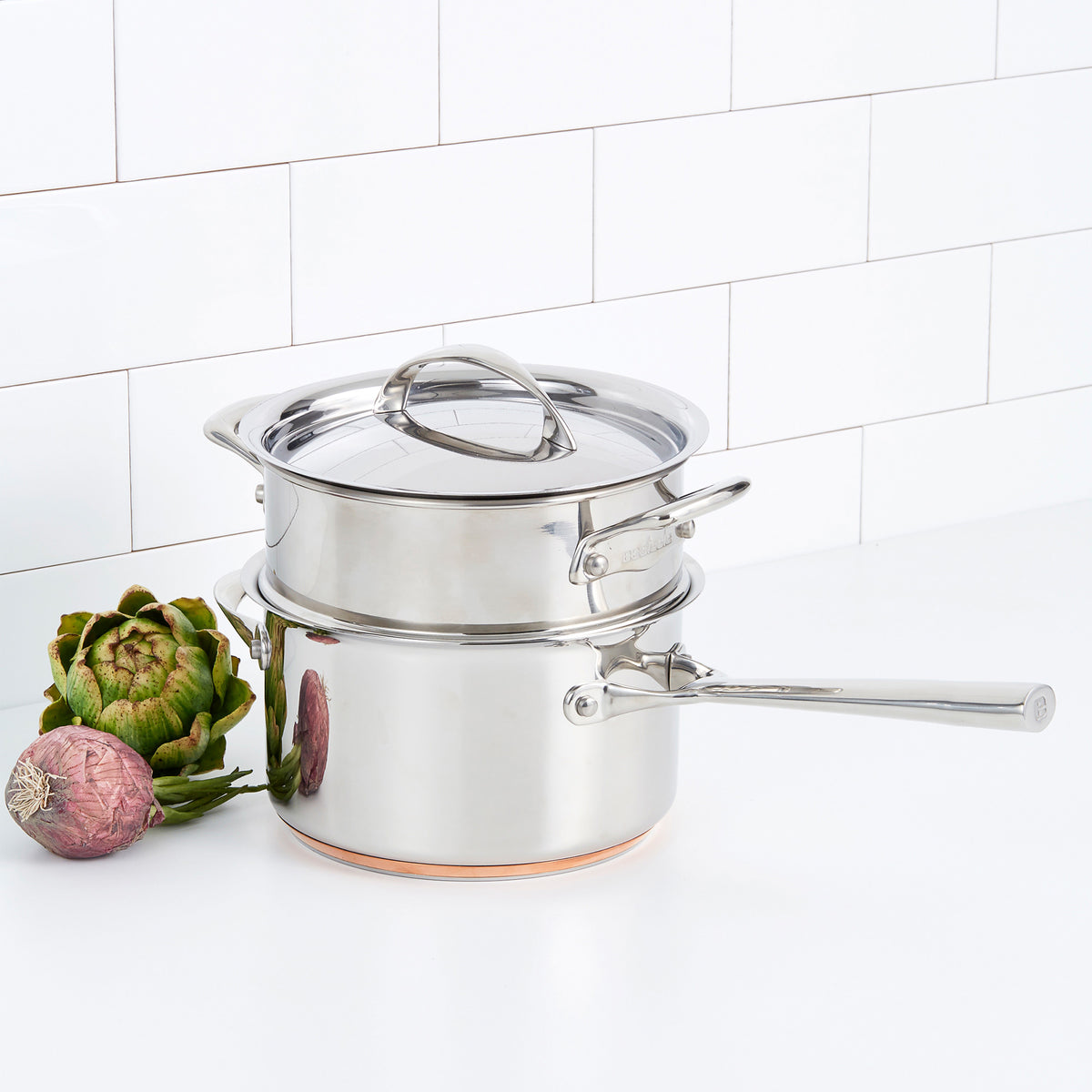 Essteele Stainless Steel Universal Steamer Insert 16/18/20cm