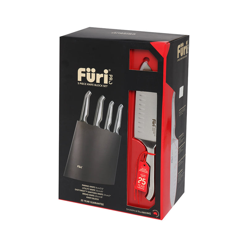 Furi Pro Angular Knife Block Set 5 Piece