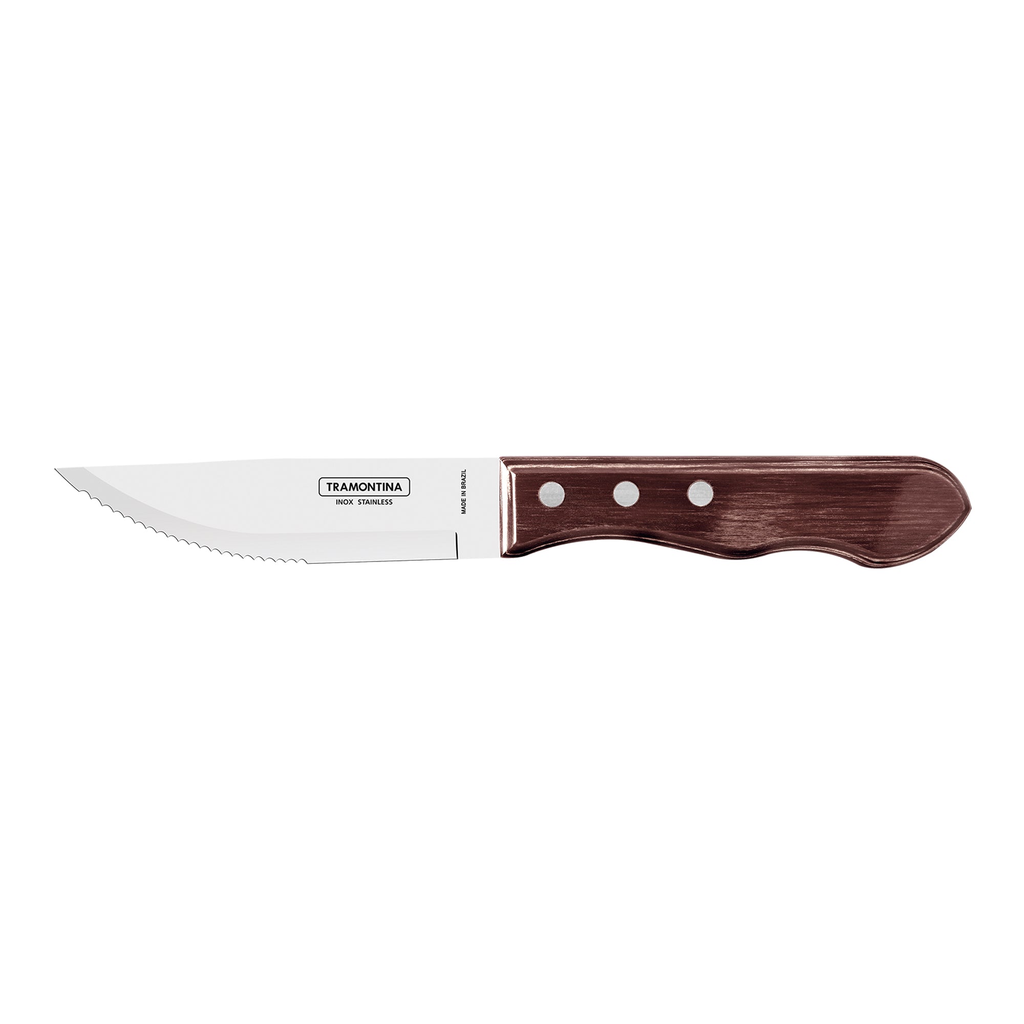 Tramontina Jumbo Steak Knife - Brown Pointed