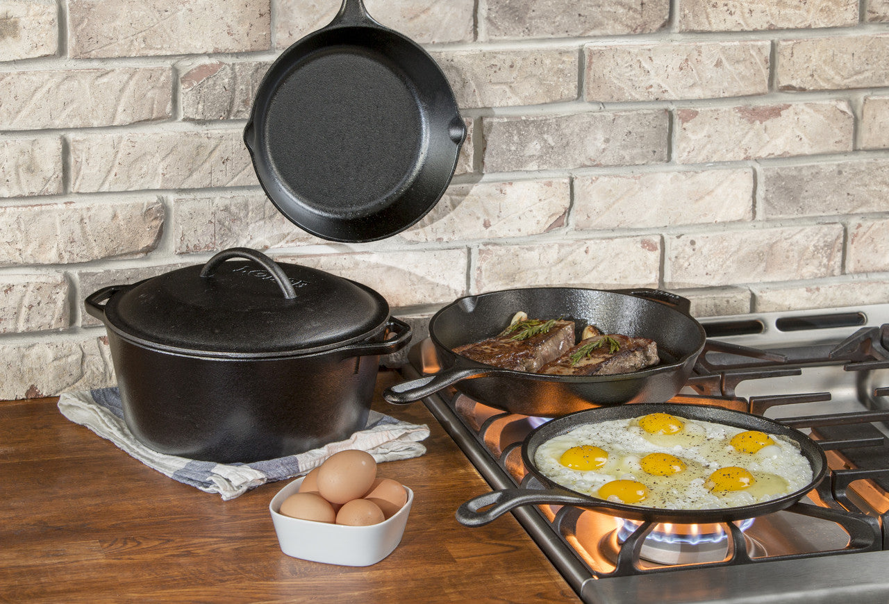 Lodge 5 Piece Cast Iron Cookware Set