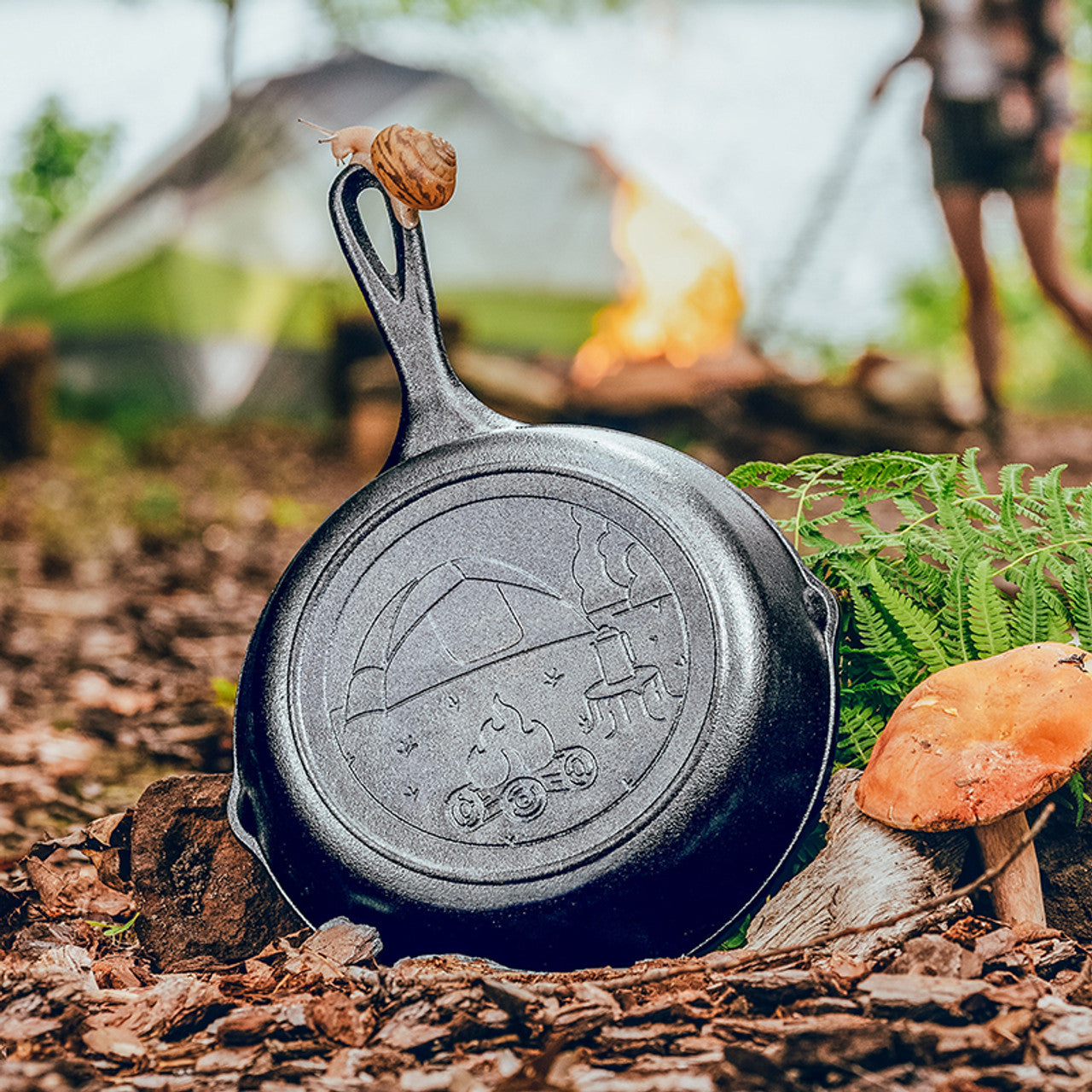 Lodge Cast Iron Tent Skillet 20cm