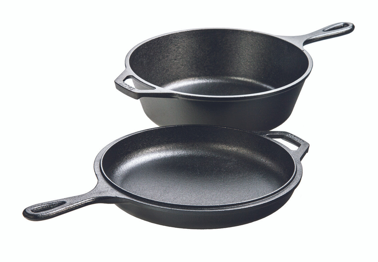 Lodge 3.2 Quart Cast Iron Combo Cooker - 3 Litre