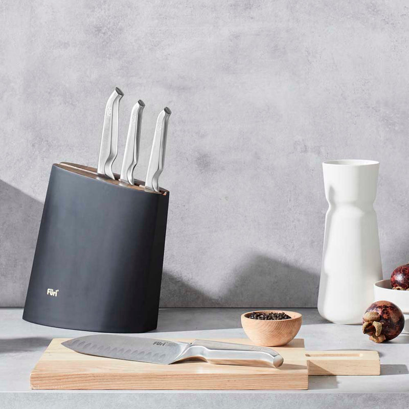 Furi Pro Angular 5-Piece Knife Block Set