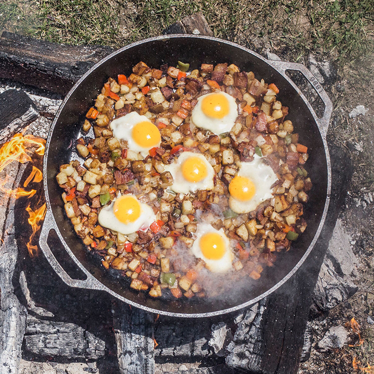 Lodge Cast Iron Dual Handle Pan 17in/43cm